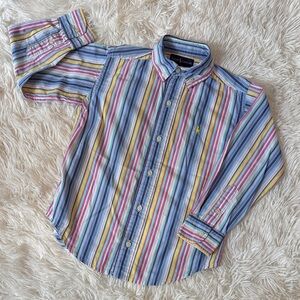 Ralph Lauren Multicolor Striped Kids Button Down Shirt